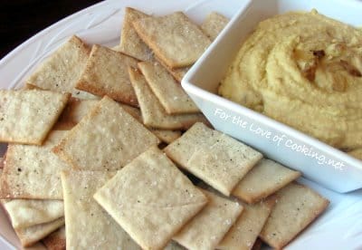 Daring Baker's September Challenge - Lavish Crackers and a Vegan Dip