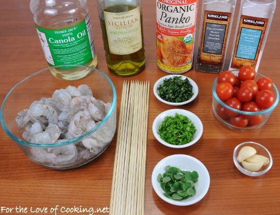 Mediterranean Grilled Shrimp Kebabs