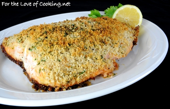 Dijon and Panko-Crusted Salmon