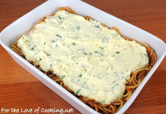 Baked Spaghetti with Ricotta