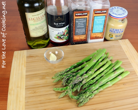 Sauteed Asparagus with Dijon Vinaigrette