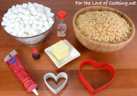 ♥ Valentines Day Rice Krispie Treats ♥