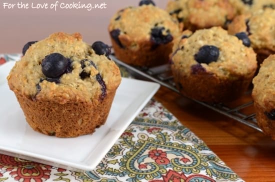 Blueberry-Oatmeal Muffins