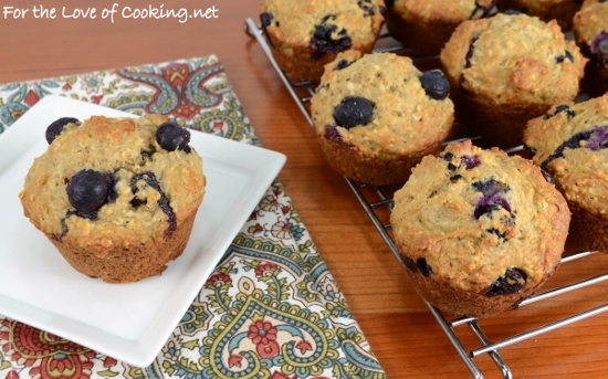 Blueberry-Oatmeal Muffins