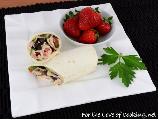 Mediterranean Chicken Wrap