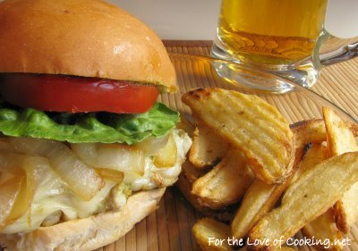 Pesto Chicken with Havarti and Caramelized Onions