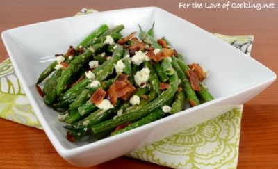 Bacon Boursin Green Beans