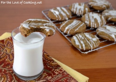 Gingersnaps with Apple Glaze