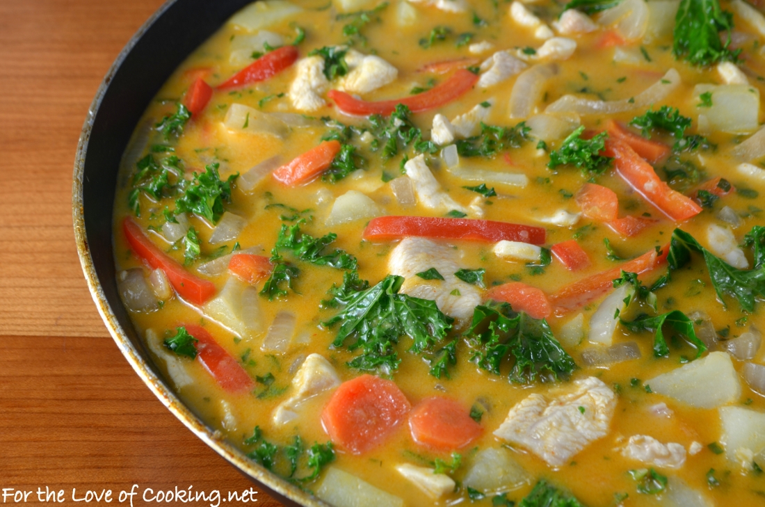 Thai Red Curry with Chicken and Vegetables