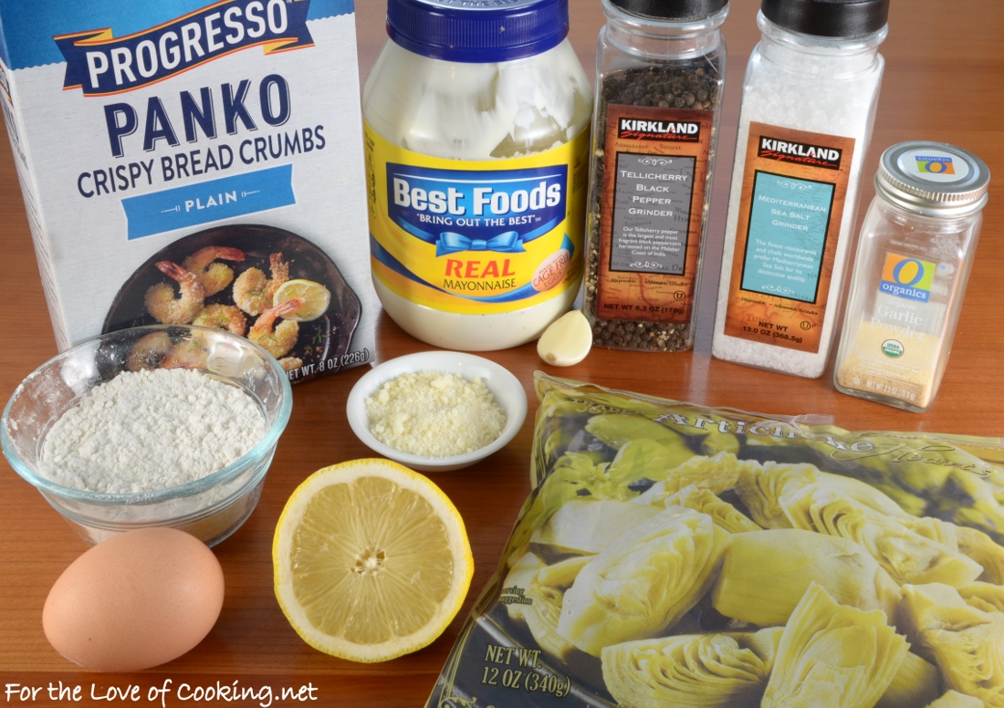 Crispy Panko-Parmesan Artichoke Hearts with Lemon Aioli