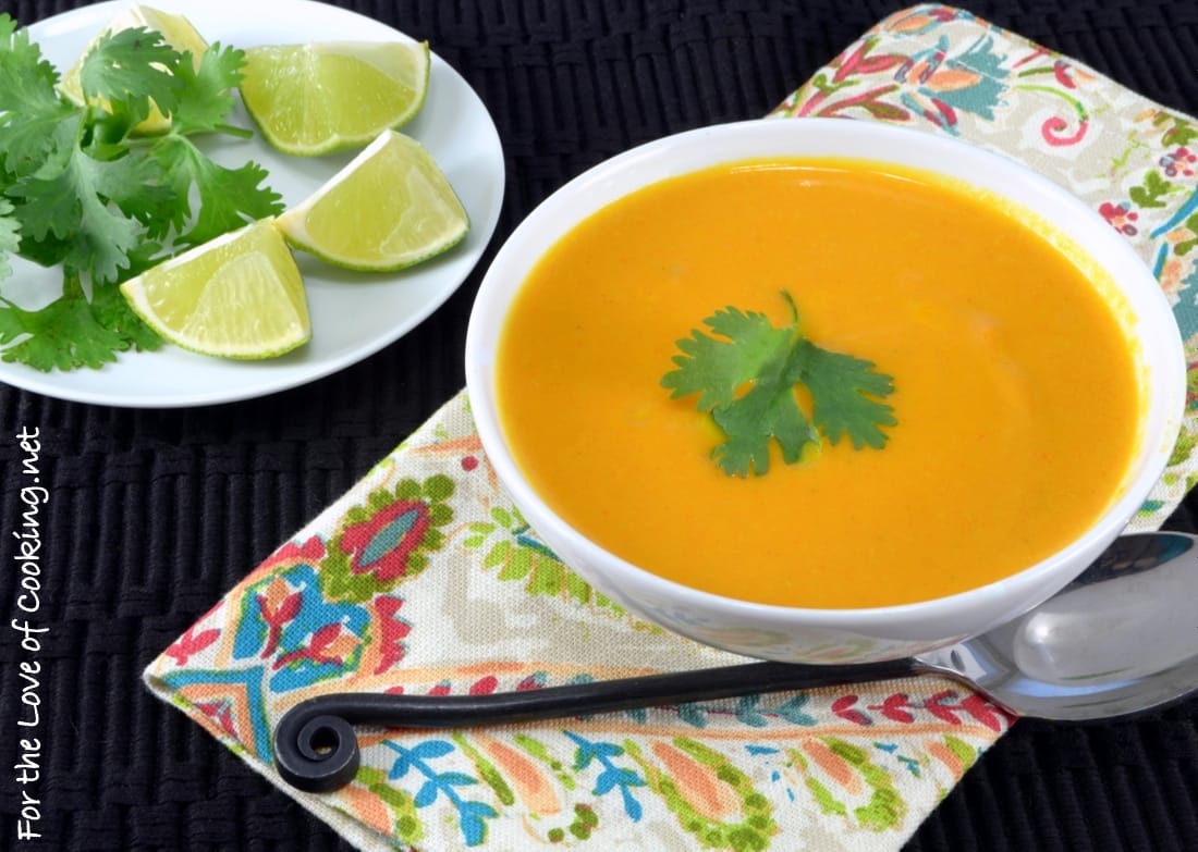 Curried Carrot & Coconut Soup