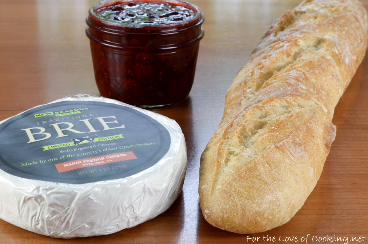 Baked Brie with Strawberry Jalapeno Jam For the Love of Cooking