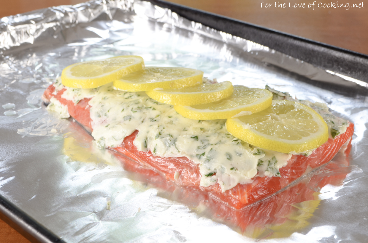 Basil And Lemon Baked Salmon For The Love Of Cooking