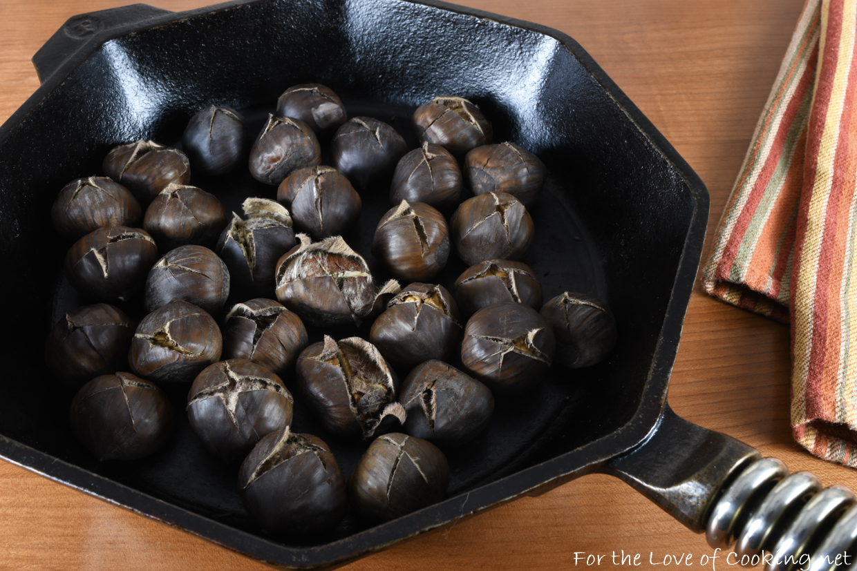 Oven Roasted Whole Chestnuts