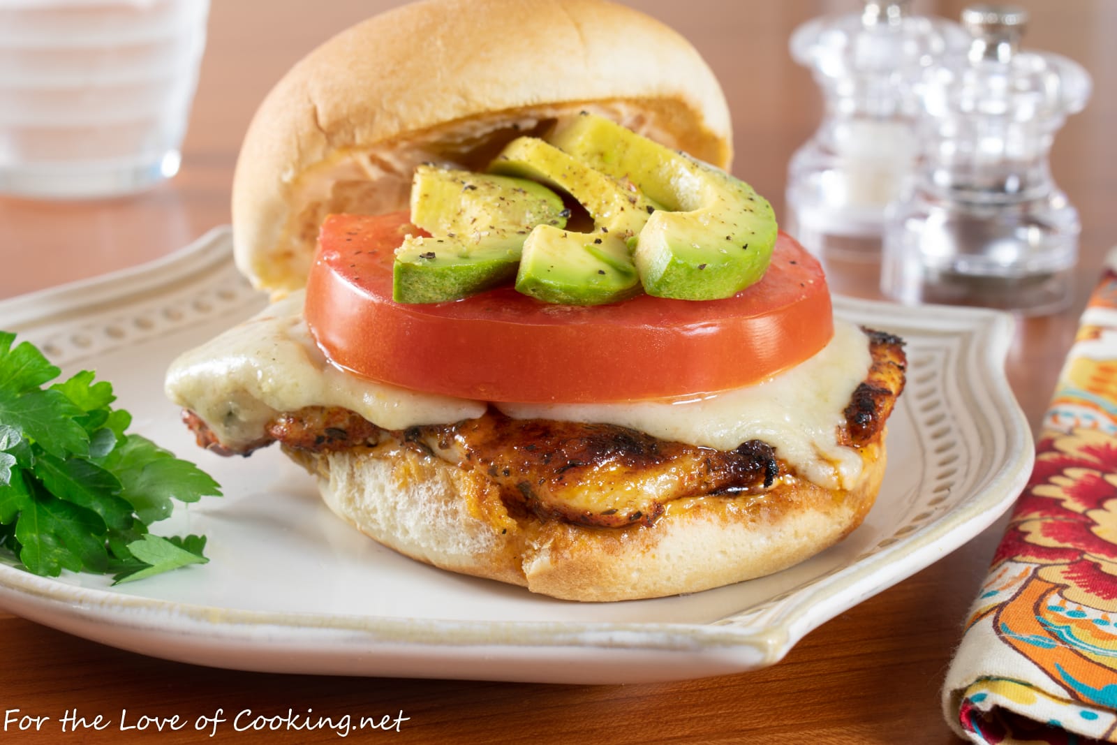 Blackened Chicken Sandwiches with Chipotle Mayonnaise and Avocado