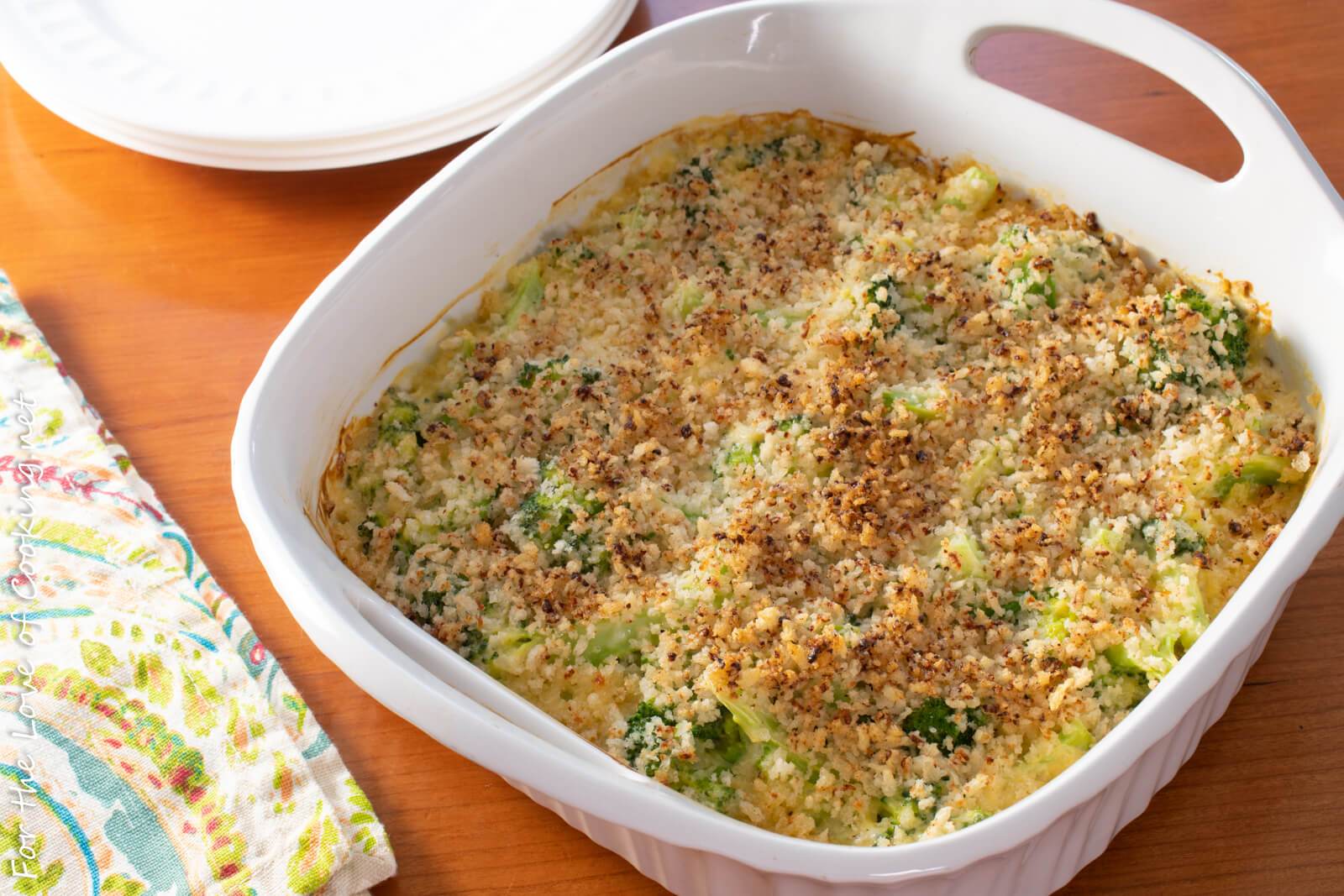 Broccoli and Cheese Casserole For the Love of Cooking